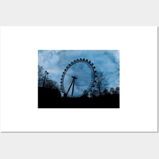 London Eye Abstract Posters and Art